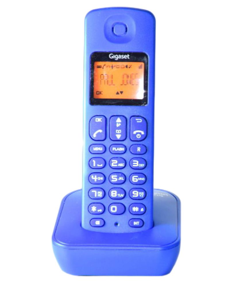 Buy Gigaset A100 Cordless Landline Phone ( Blue ) Online at Best Price