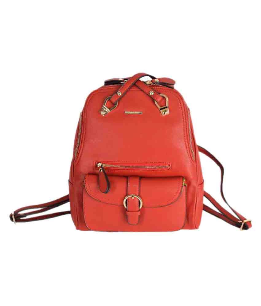 Diana Korr Red Backpack Buy Diana Korr Red Backpack Online at Low