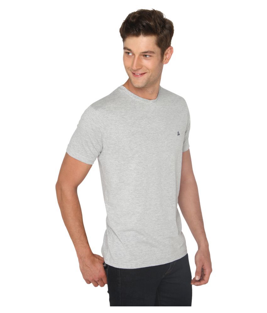 Bombay High Grey V-Neck T-Shirt - Buy Bombay High Grey V-Neck T-Shirt ...