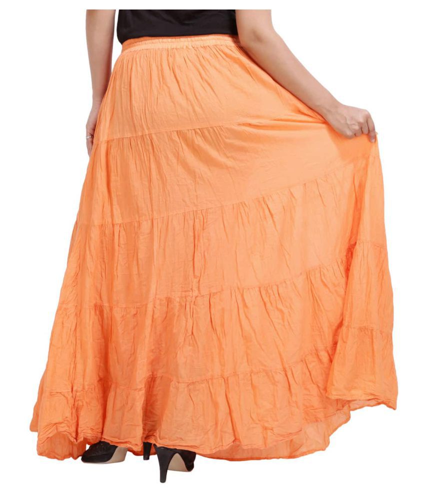 Buy Creative_Studio Cotton Broomstick Skirt Online at Best Prices in ...