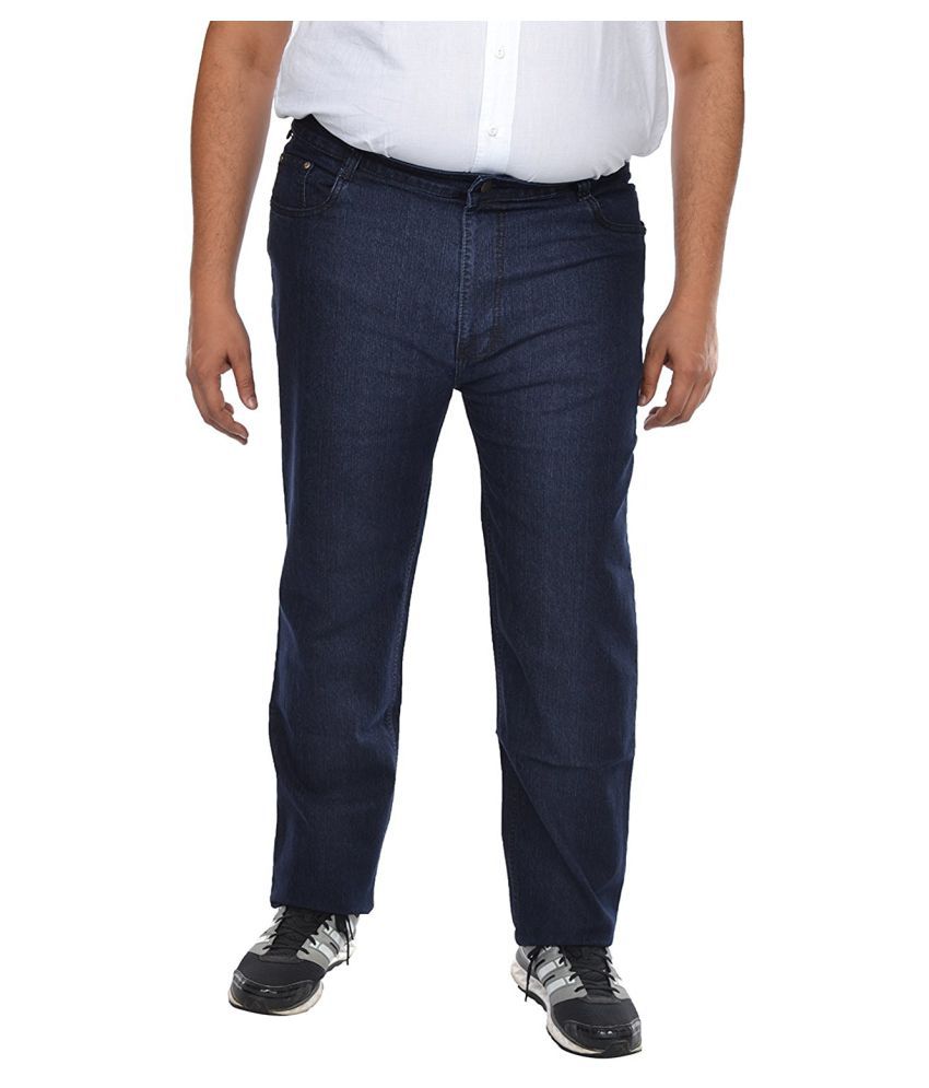 Saba Blue Regular Fit Jeans - Buy Saba Blue Regular Fit Jeans Online at ...