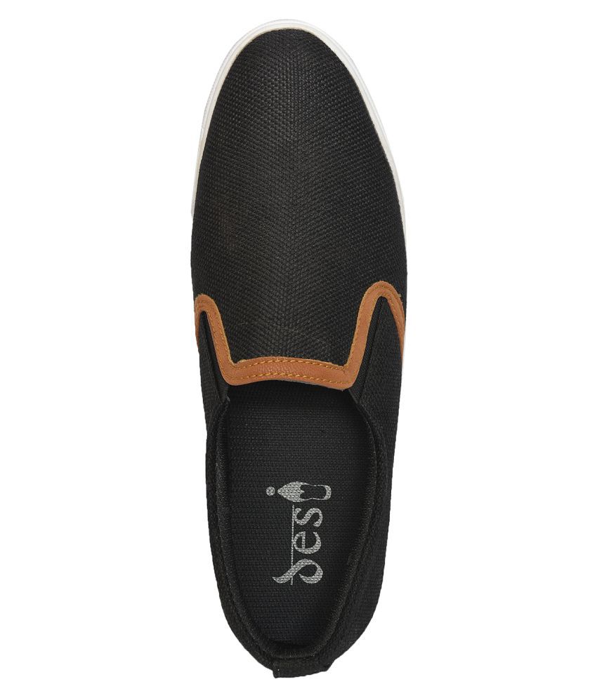 Desi Juta Black Casual Shoes - Buy Desi Juta Black Casual Shoes Online ...