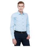 Black Coffee Blue Formal Slim Fit Shirt