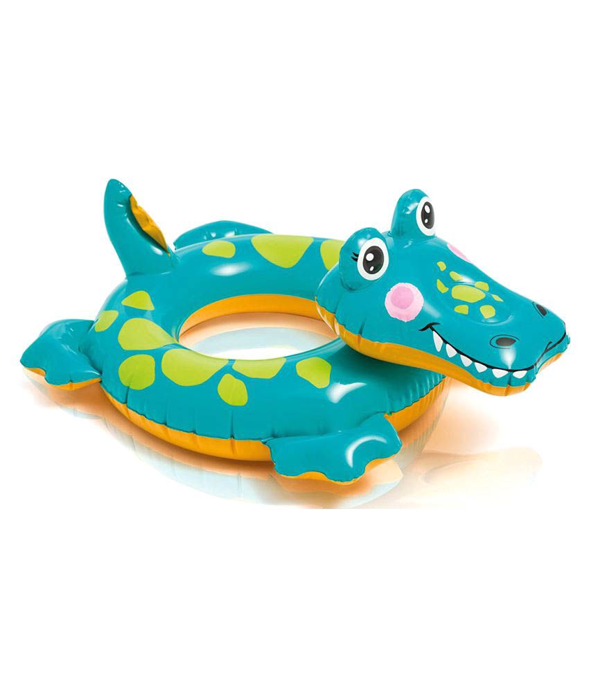 inflatable crocodile pool toy