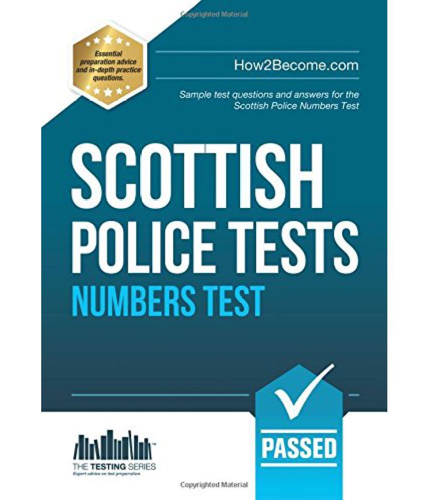 Scottish Police Numbers Tests Standard Entrance Test SET Sample Test Questions and Answers for