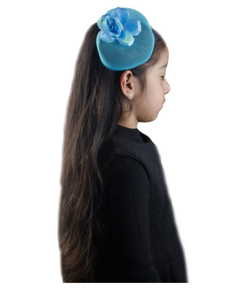 Majik Flowers Hair Clips / Hair Accessories For Kids & Teen Girls (Sky Blue,  2 Pcs): Buy Online at Low Price in India - Snapdeal