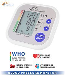 Dr. Morepen BP02 Automatic Upper Arm Blood Pressure Monitor (White)