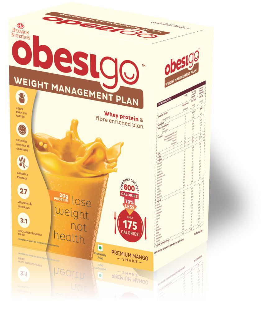 Obesigo Meal Replacement 406 gm Mango