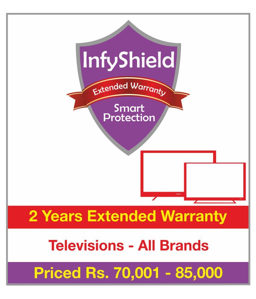 Buy InfyShield Television Extended Warranty 70001 85000 Online at
