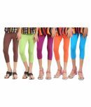 Greenwich Pack of 5 Girls 100% Cotton Capris ( Multi )