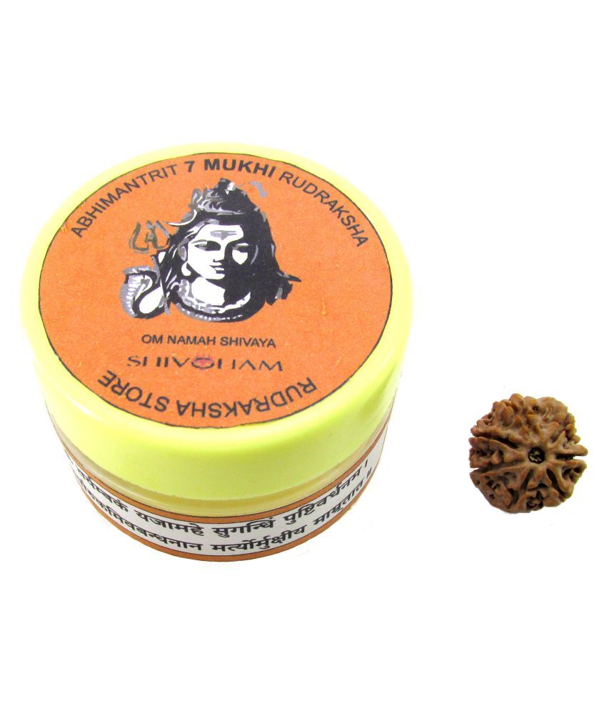     			Shivoham Abhimantrit 7 Mukhi Rudraksha 7 Face Rudraksha