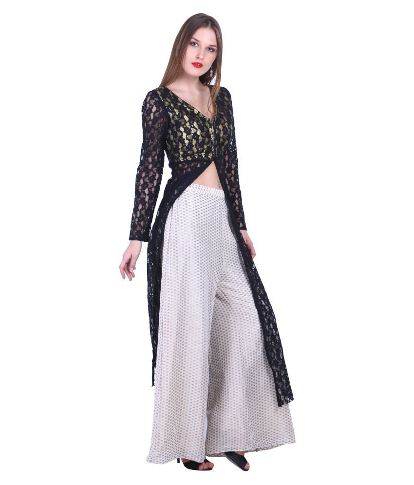 net shrug suit design