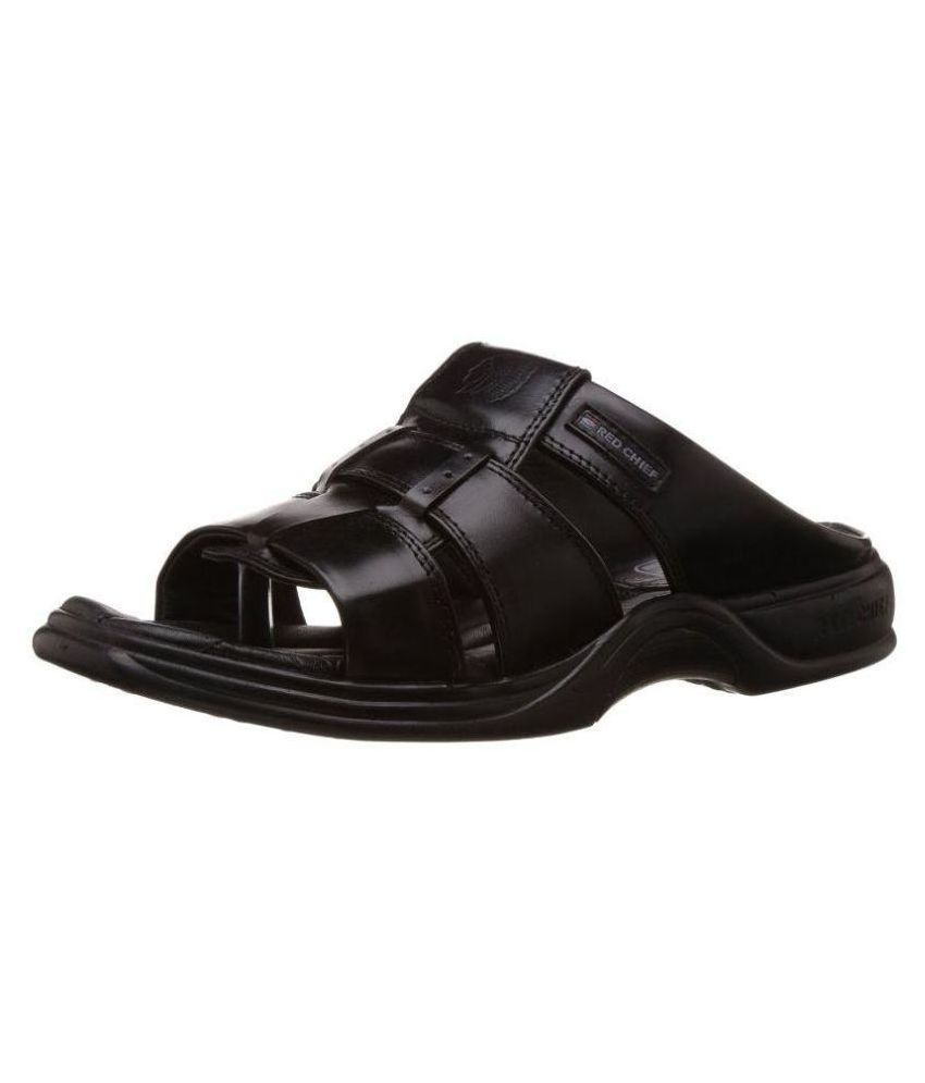 Red Chief 0211 Black Sandals Price in 