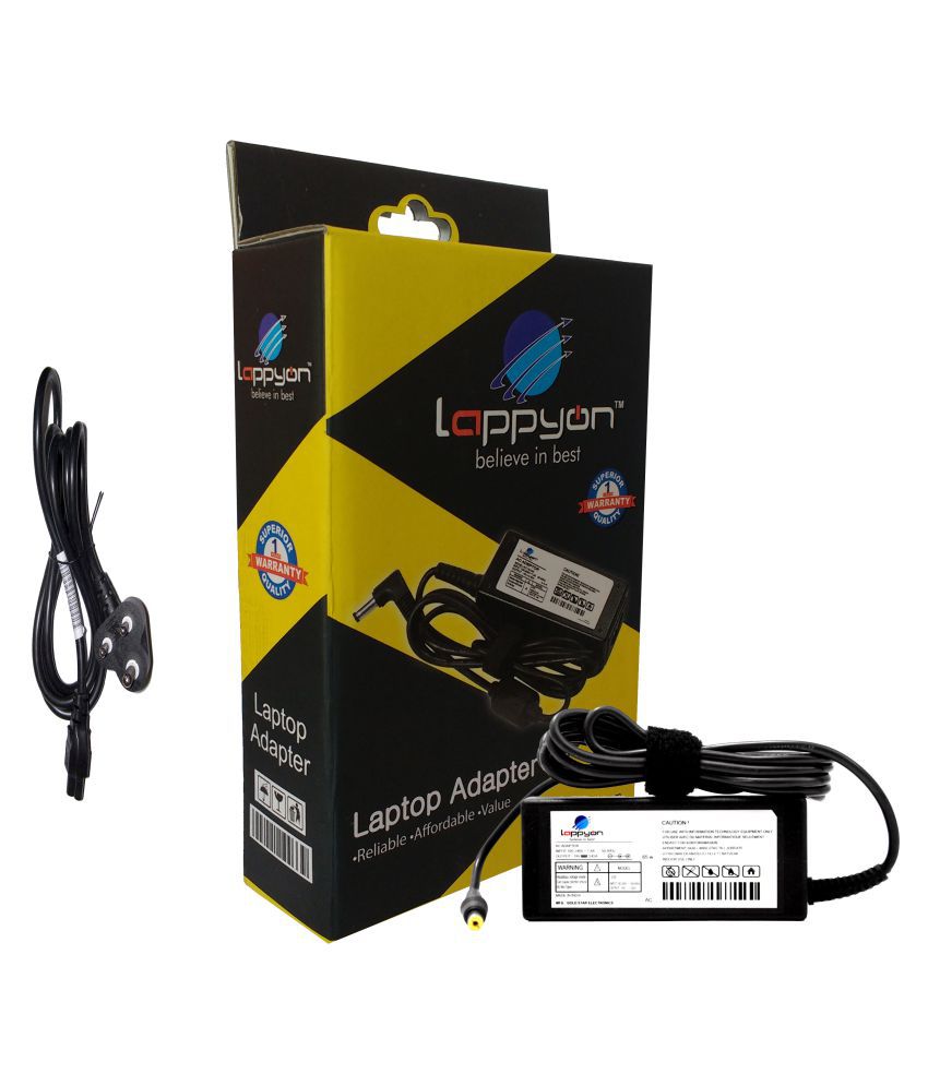     			LappyOn Laptop adapter compatible For Acer ACER 19V 3.42A 65W ADAPTER LIGHT WEIGHT AND VALUE FOR MONEY