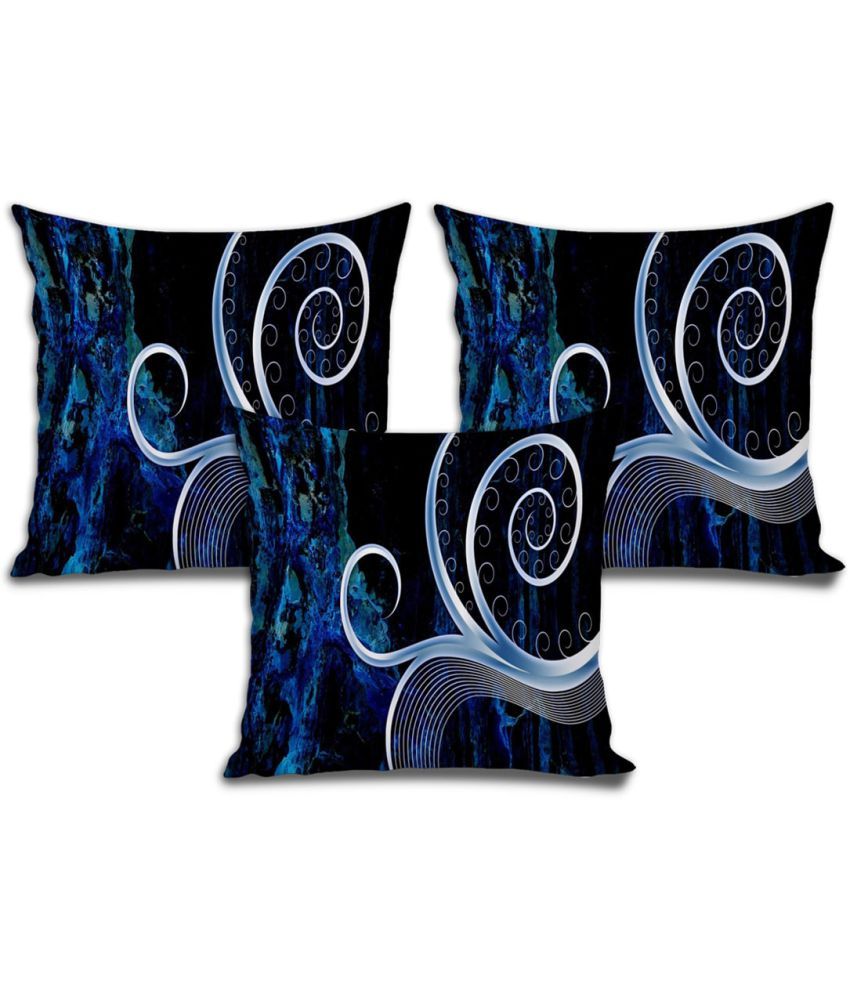 sleep nature's Set of 3 40X40 cm (16X16) Cushion Covers Abstract Themed