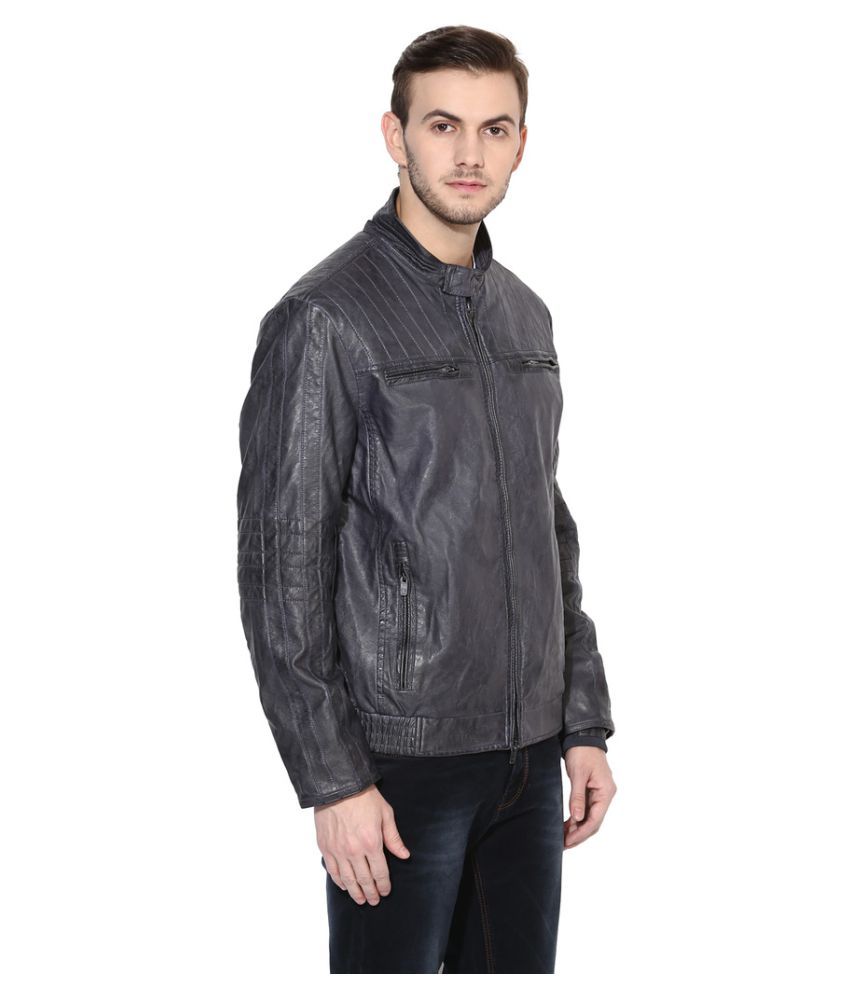 Turtle Black Biker Jacket - Buy Turtle Black Biker Jacket Online at ...