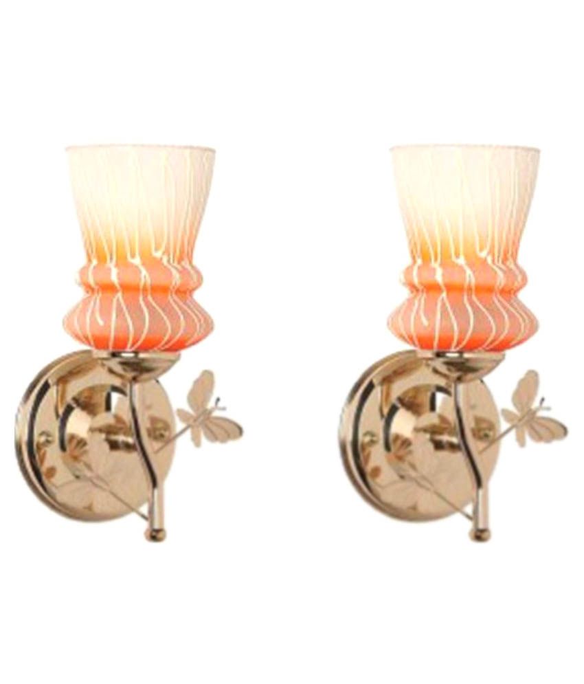     			Somil Exclusive Glass Wall Light Multi - Pack of 2