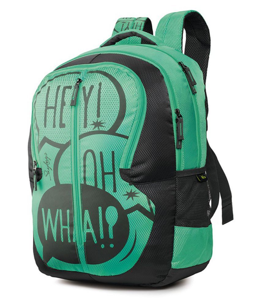 skybags green