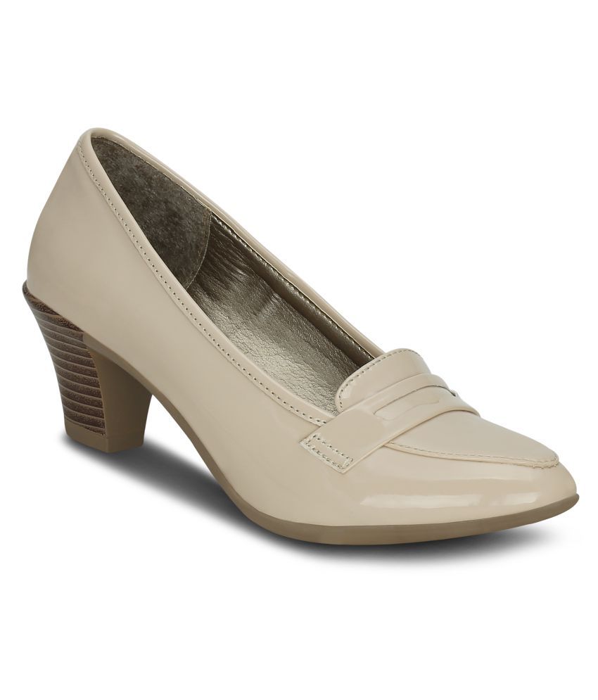 Get Glamr Beige Formal Shoes Get Glamr Beige Formal Shoes