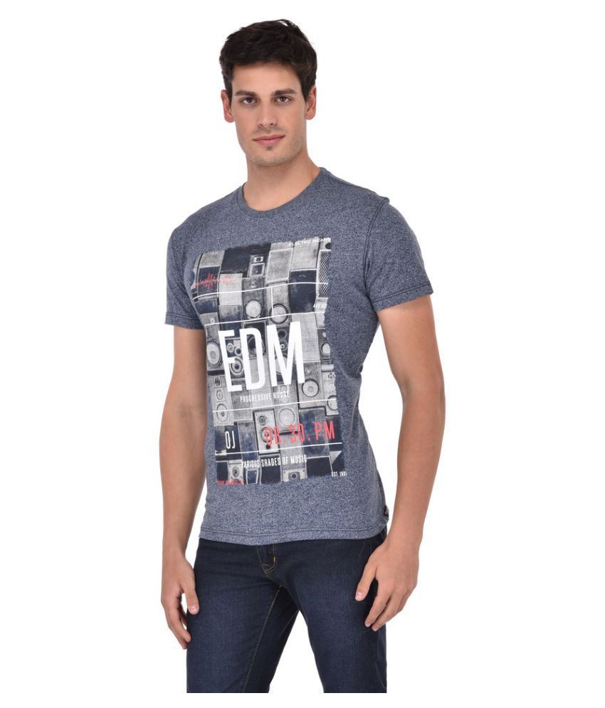 Octave Grey Round T-Shirt - Buy Octave Grey Round T-Shirt ...