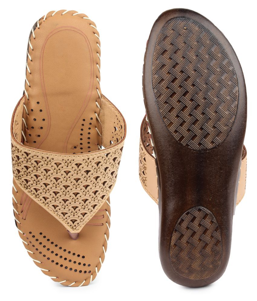 Doctor Soft Brown Flat Slip-on & Sandal Price in India- Buy Doctor Soft Brown Flat Slip-on 