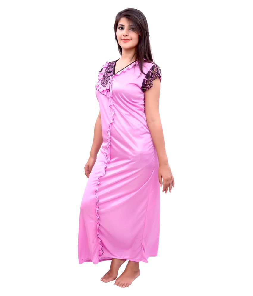Buy Glossia Satin Nighty & Night Gowns Online at Best Prices in India