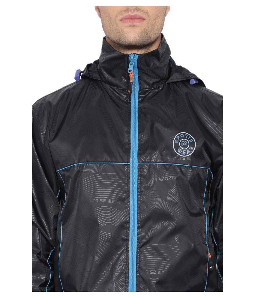 Sports 52 Wear Black Rain Coat Buy Sports 52 Wear Black Rain Coat