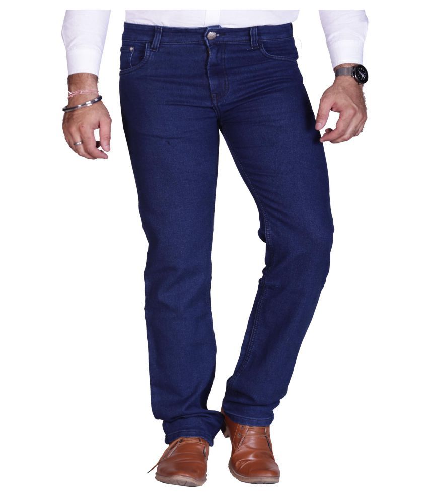 Prankster Dark Blue Straight Jeans - Buy Prankster Dark Blue Straight ...