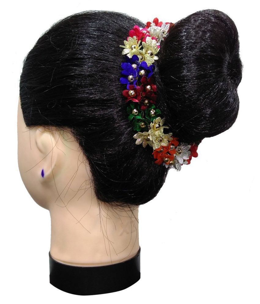 Majik Hair Juda Flowers Accessories For Bridal Women (Multicolour A): Buy  Online at Low Price in India - Snapdeal