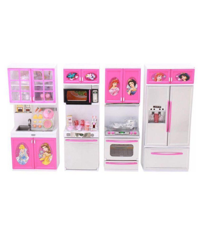 kitchen set with barbie