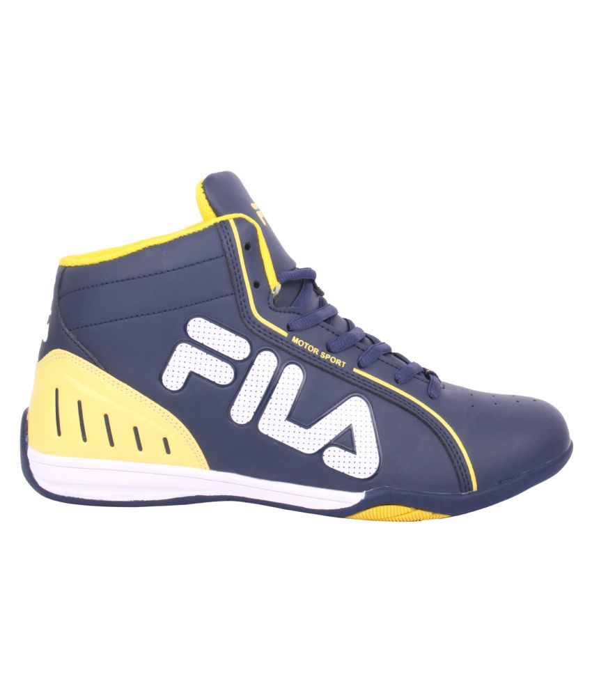 navy fila trainers