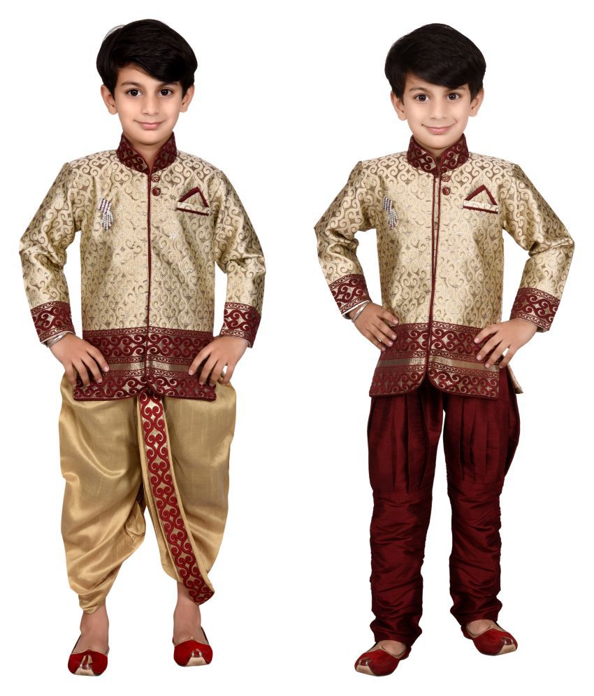 Boys Designer Indo Westren koti Dhoti and Pant set