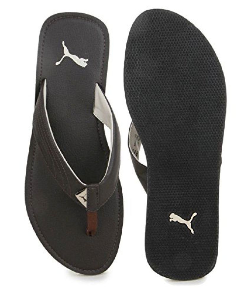 Puma Brown Thong Flip Flop Price in India- Buy Puma Brown Thong Flip Flop Online at Snapdeal