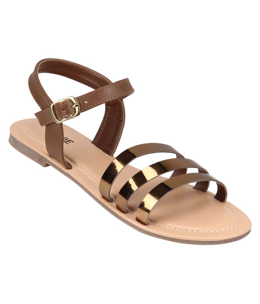 cheap brown flats