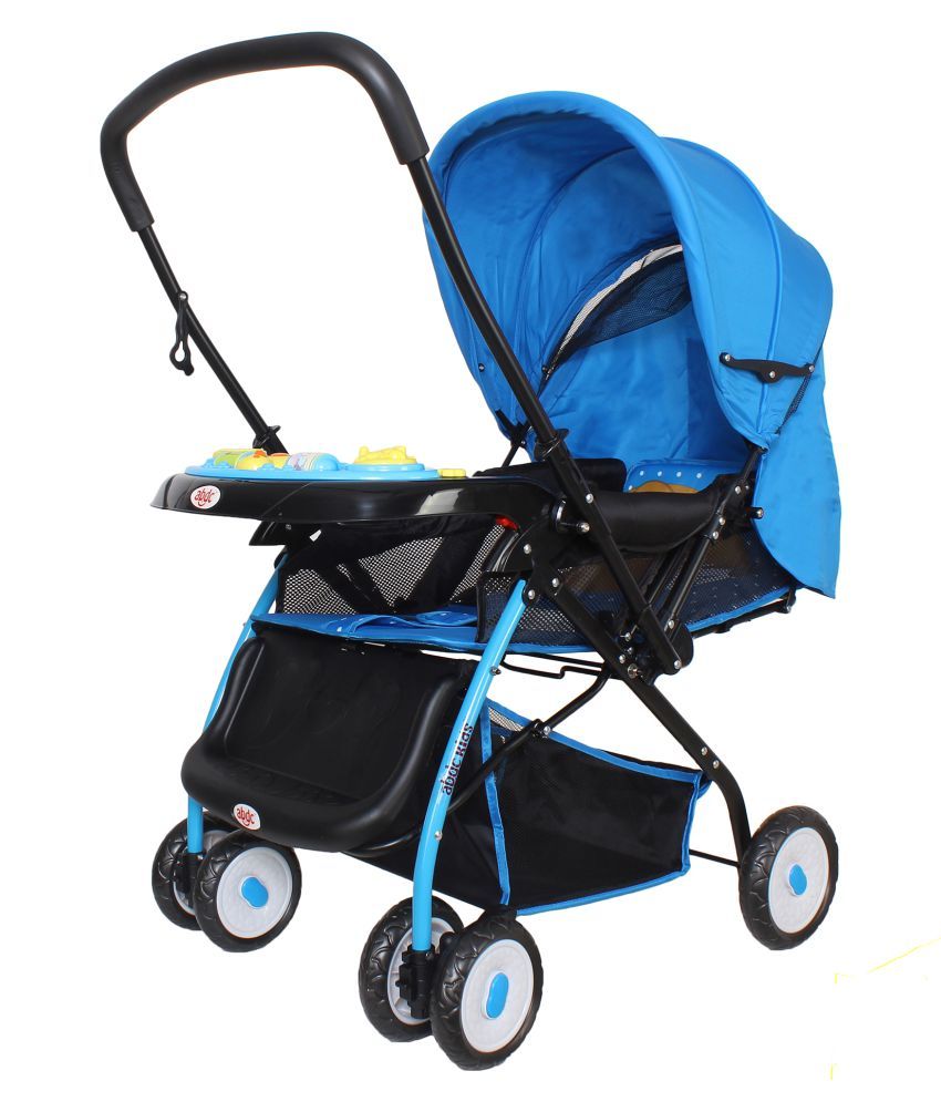 Baby Pram & Strollers Crysta Blue With Reversible Handlebar Buy Baby