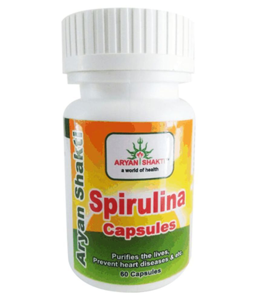 Aryan Shakti Spirulina Capsule 500 mg Natural Buy Aryan Shakti