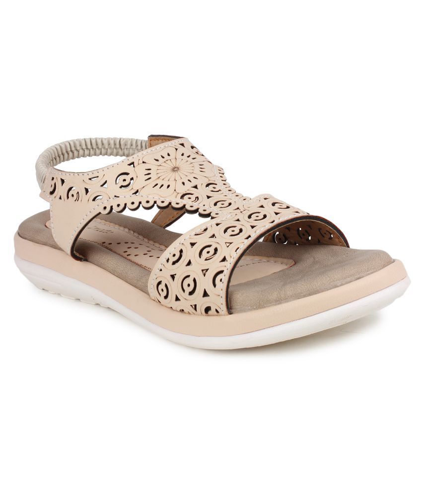 Doctor Soft Beige Flat Slip-on & Sandal Price in India- Buy Doctor Soft Beige Flat Slip-on 