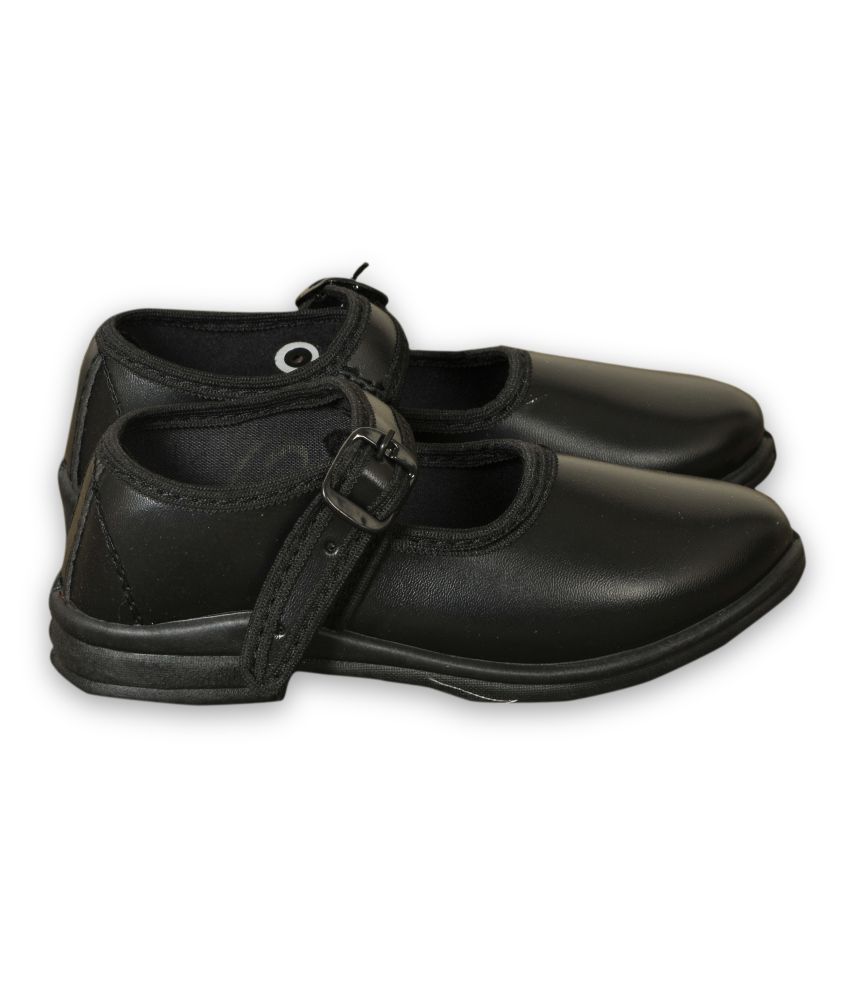     			6four black school shoes For Girls