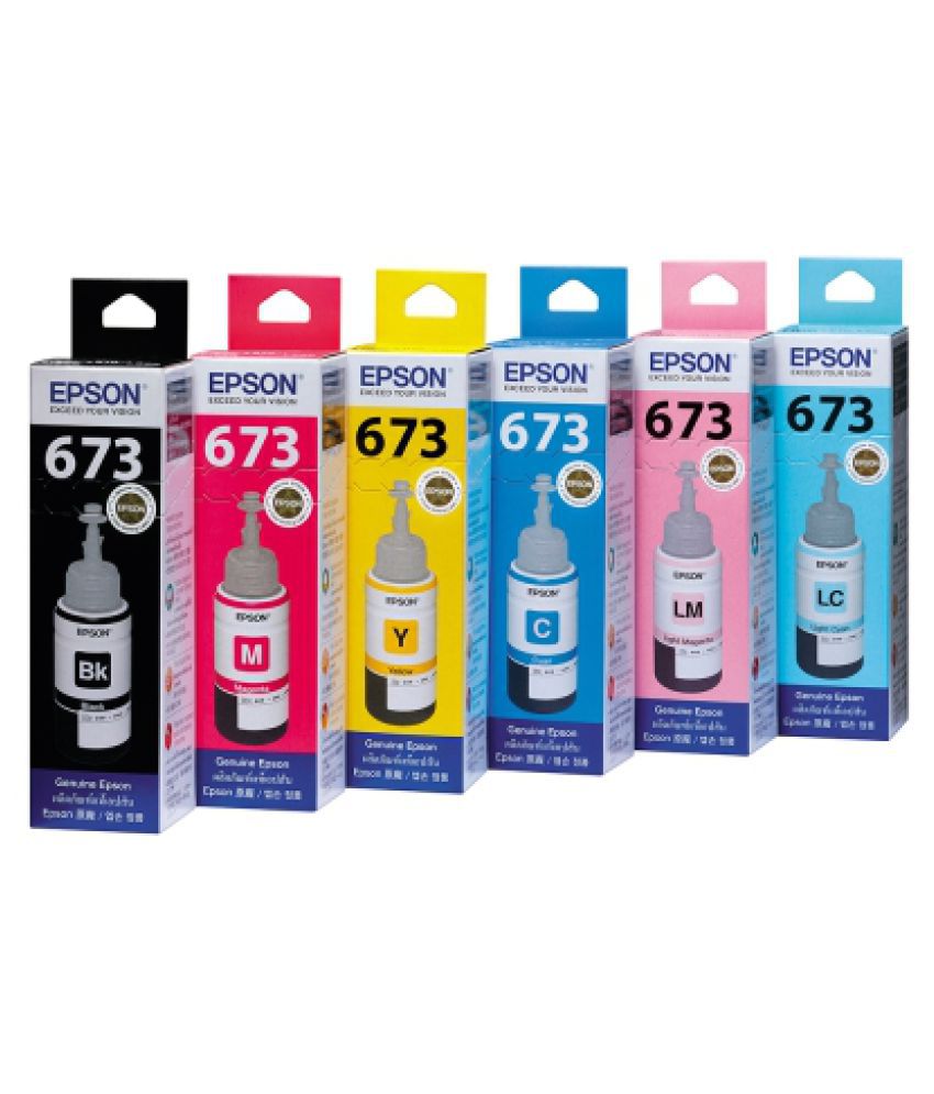     			Epson Multicolor Ink Pack of 6