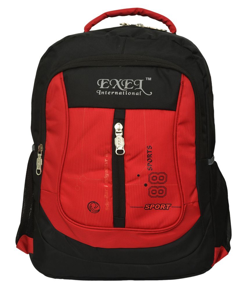 Exel Bags Red Trendy Back pack Backpack Buy Exel Bags Red Trendy Back