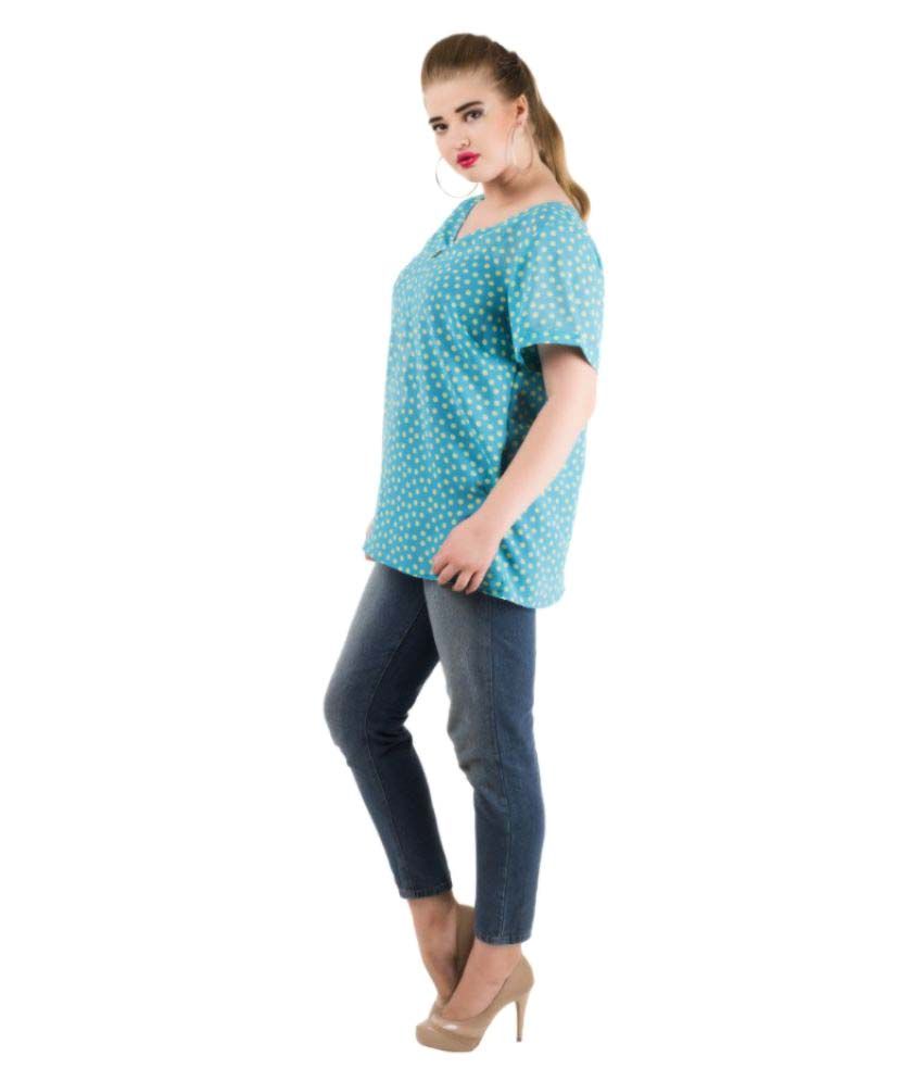 georgette plus size tops