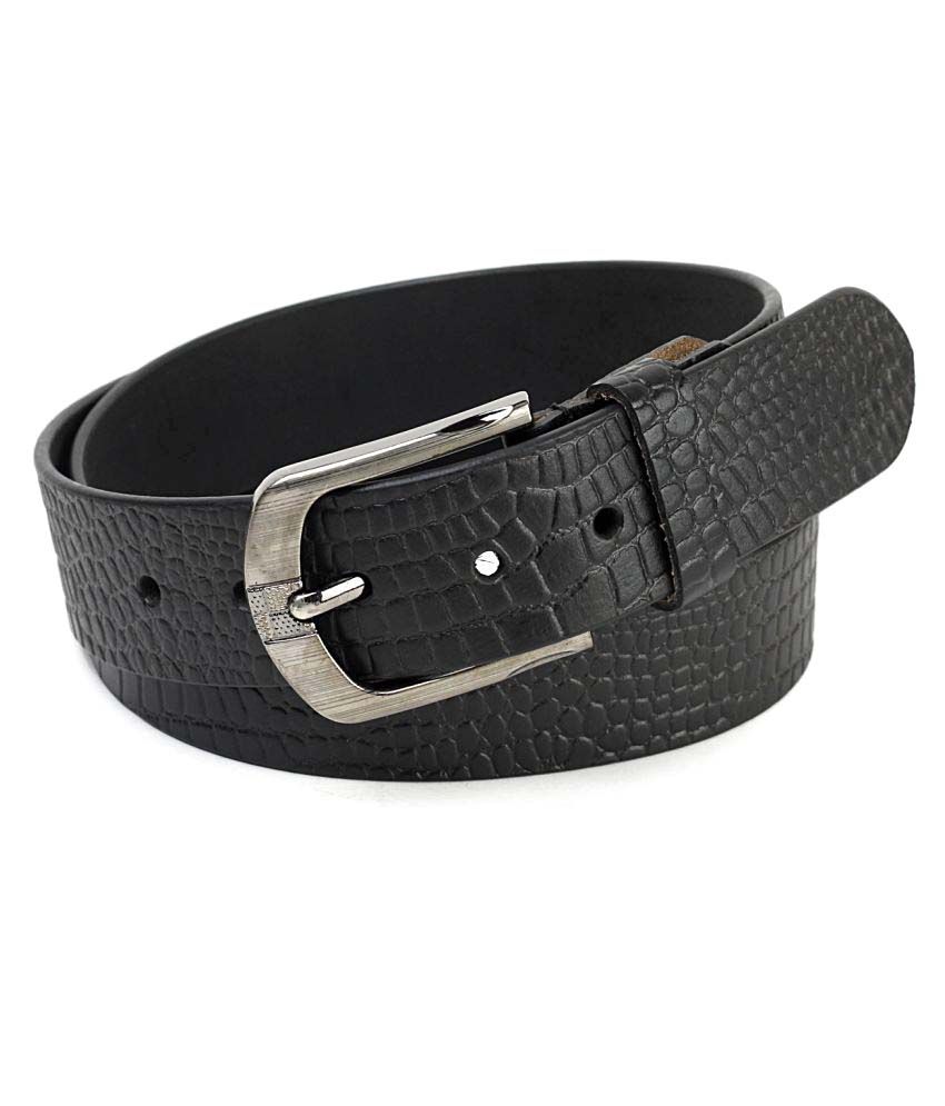 Flyer Black Leather Formal Belts: Buy 