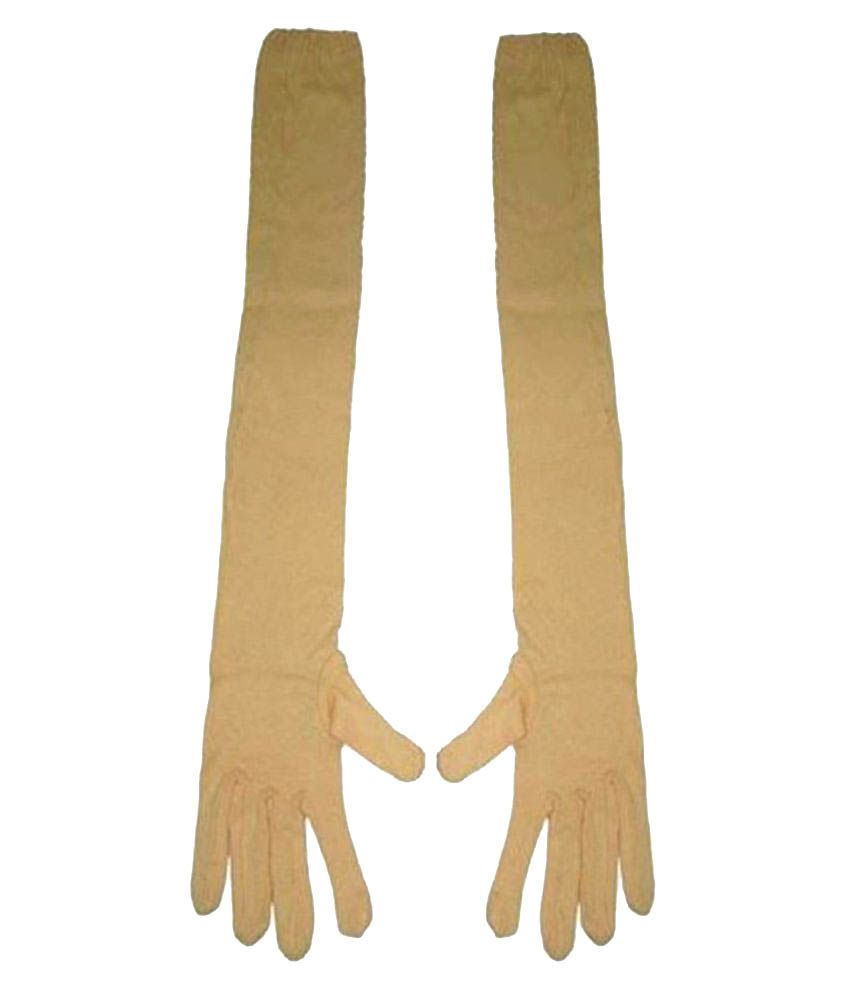     			Tahiro Beige Cotton Sun Rays Protecting Gloves - Pack Of 1