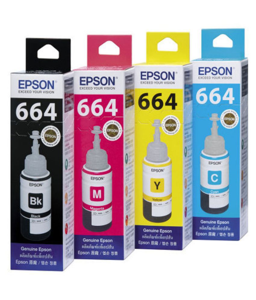     			Epson Multicolor Ink Pack of 4