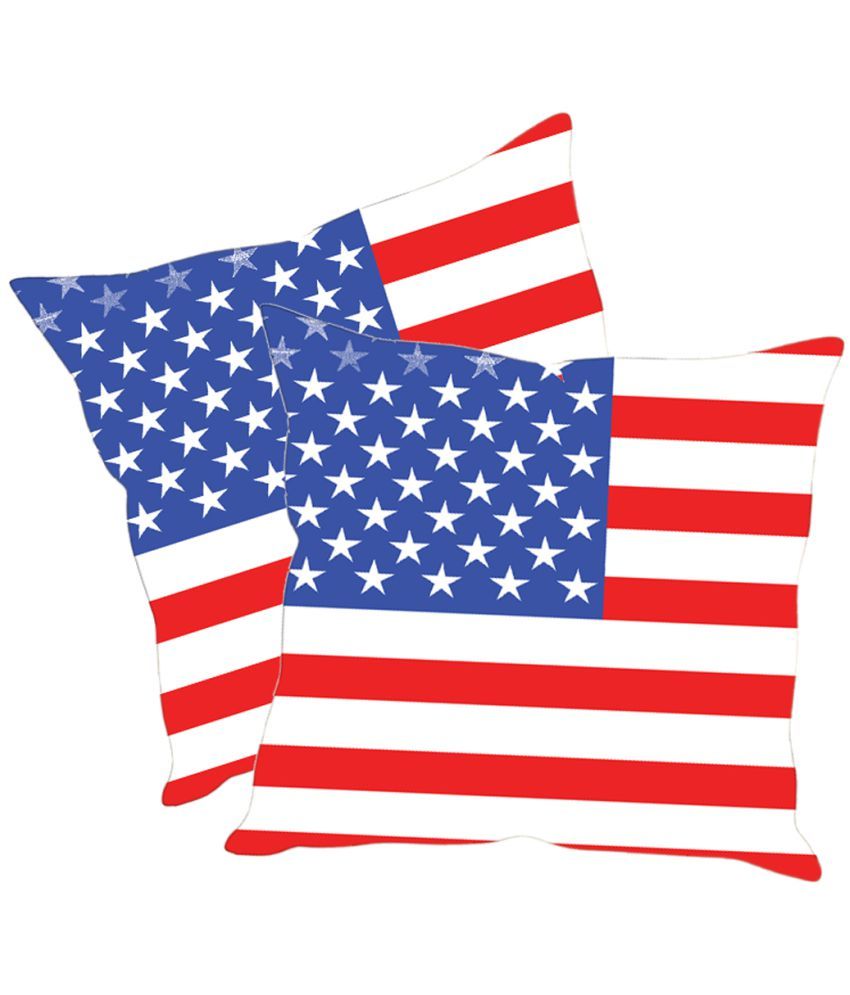 cuddlyprint Set of 2 30X30 cm (12X12) Cushion Covers Flags Themed: Buy ...