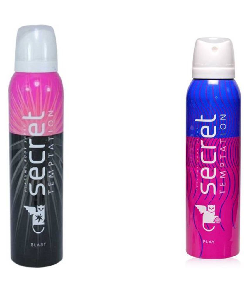 secret temptation play deodorant spray