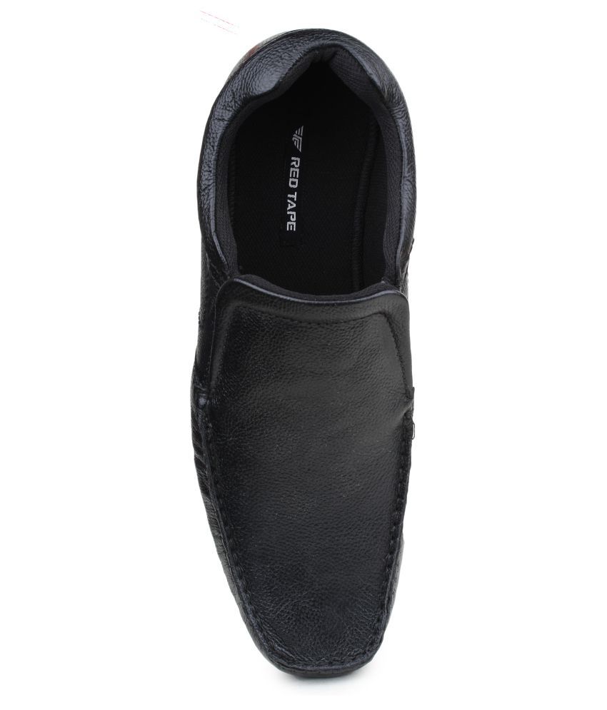 red tape genuine leather slip on shoes