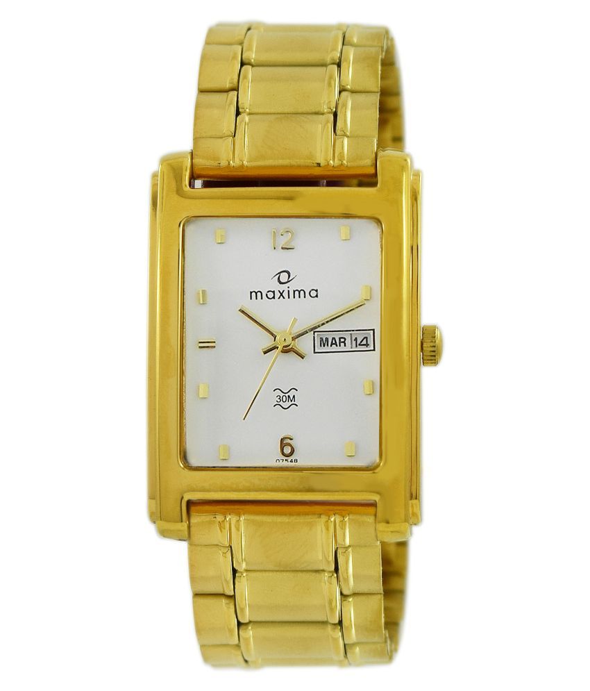maxima square dial watches