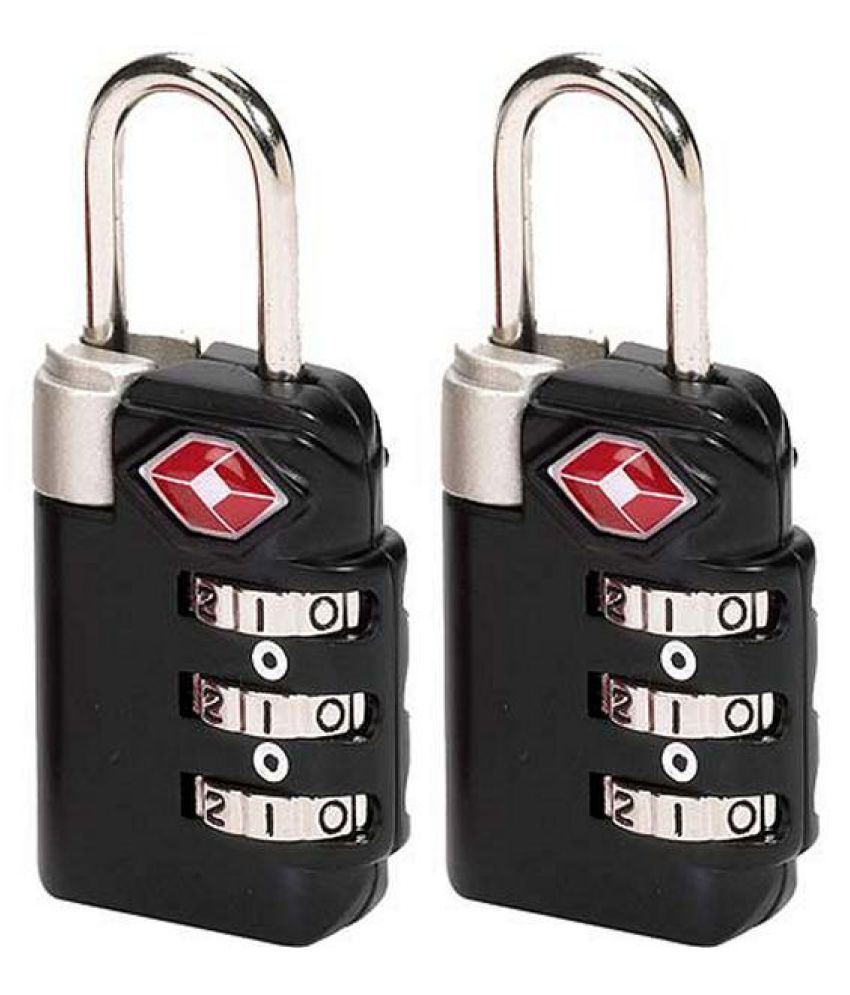 Buy ININDIA TSA Travel Sentry 3Dial Luggage Lock With Red Indicator