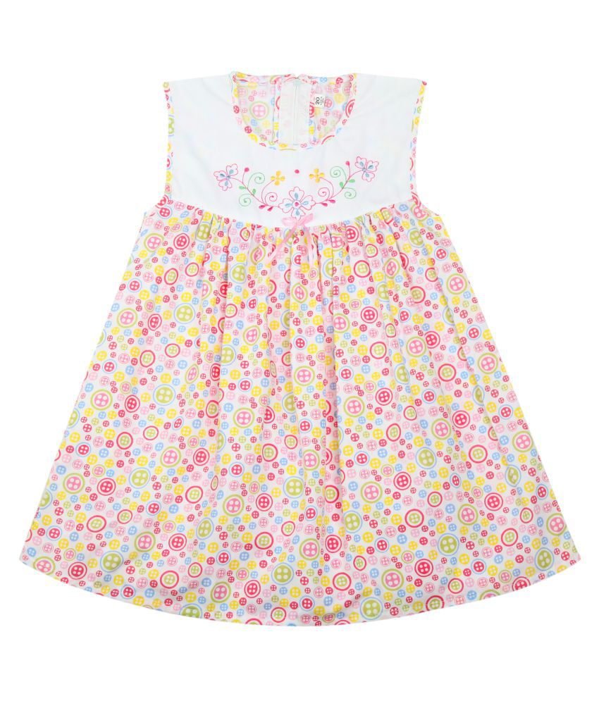 Littly Baby Girl's Casual Wear Cotton 
